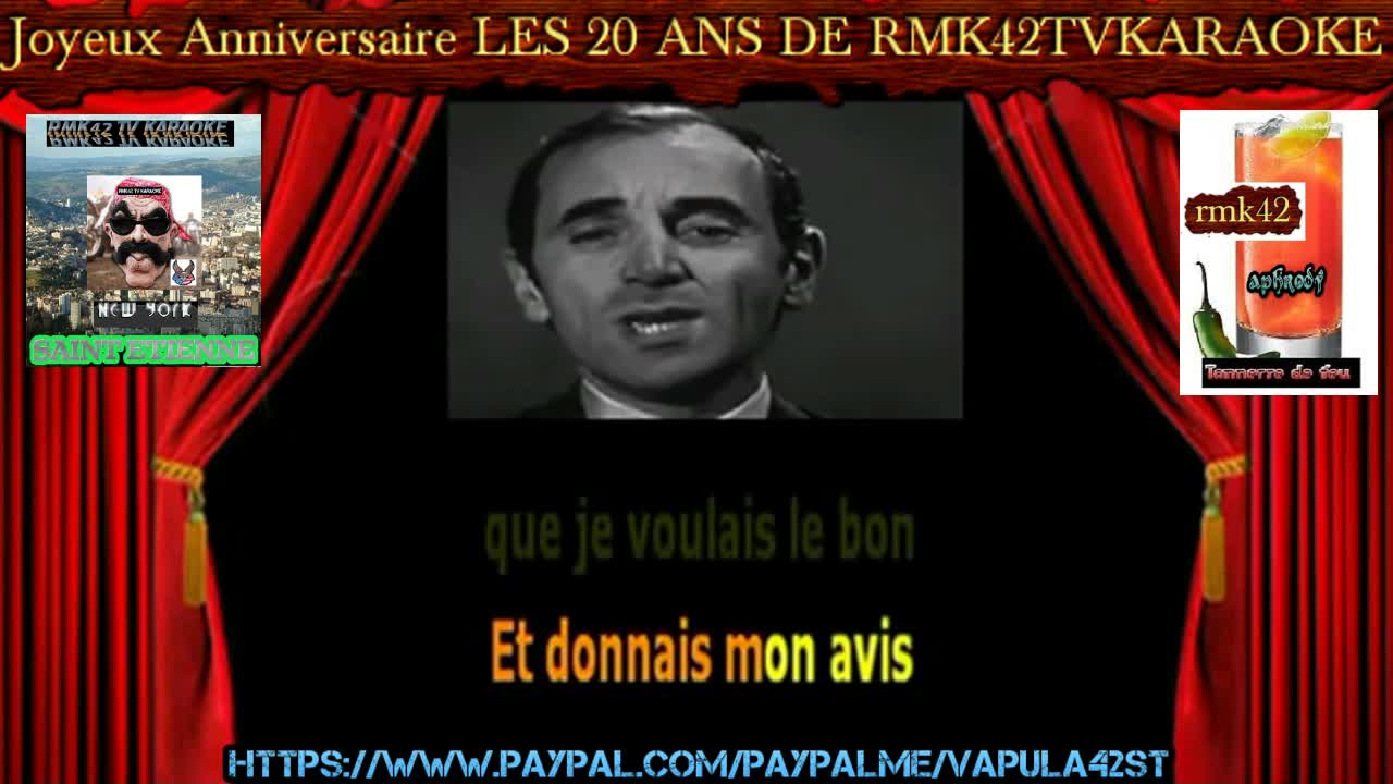 Charles Aznavour   Medley karaoke 2026 djmac-kinkikeuke  rmk42tvkaraoke