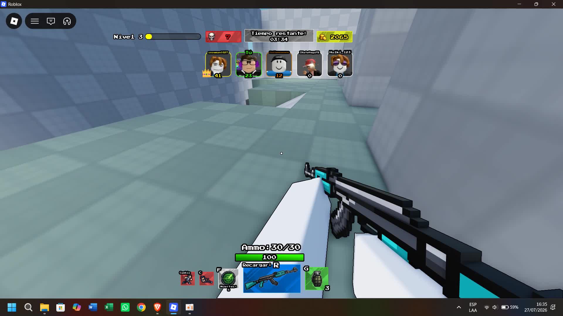 Despedorreando a puras mamis en el juego Resurrencia FPS en Roblox Despedorreando a puras mamis en el juego Resurrencia FPS en Roblox
