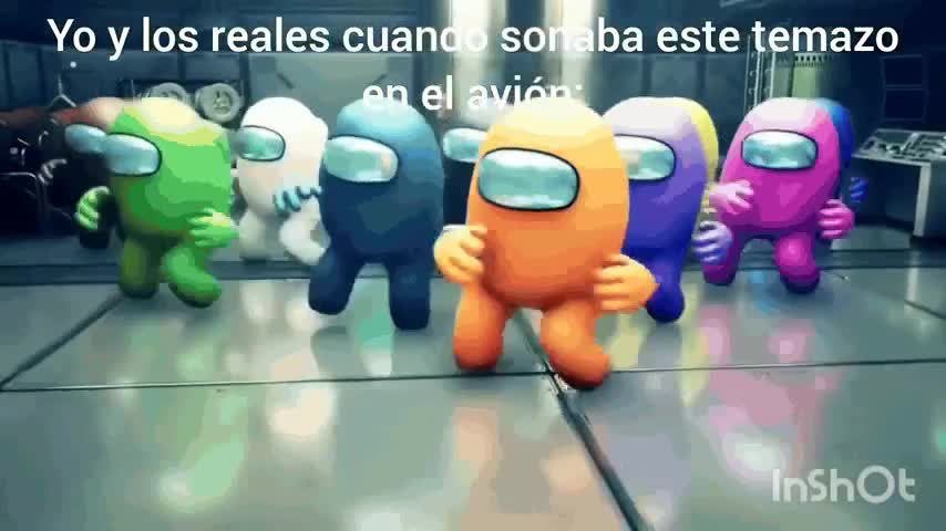 AMONG US BAILANDO BAD BOY