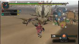 Monster Hunter Freedom Unite Palico dose the impossible