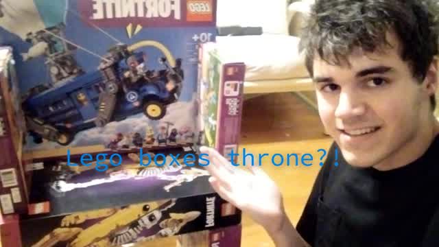 World's first ever Lego Set Box Throne?!