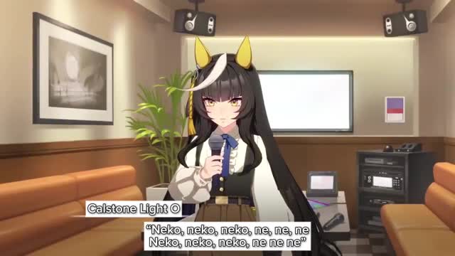 [Horse Girls] - Calstone Light O Singing The Cat Song at Karaoke (English translation)