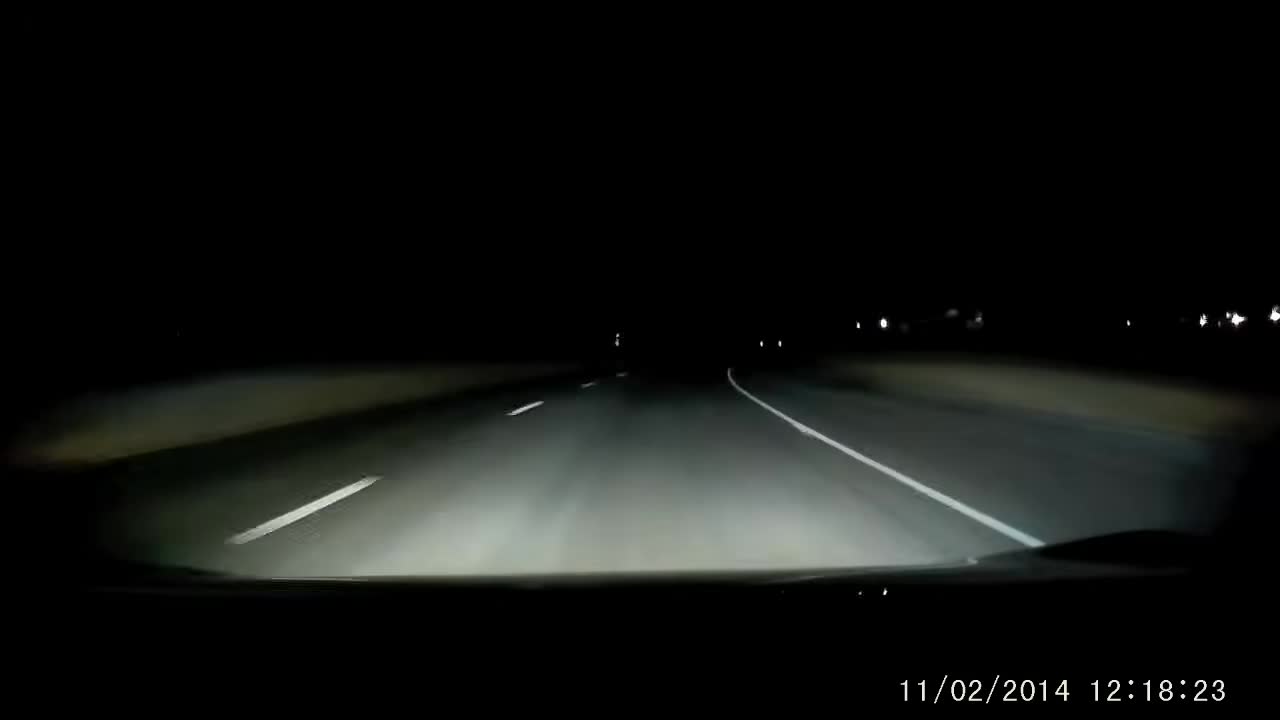 Late night Suspicious roadblock dash cam [ClPZINVp0y8]