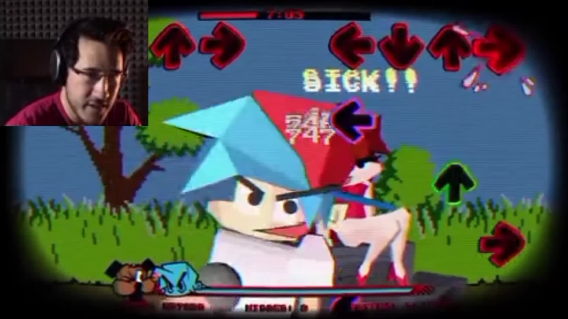 Markiplier plays FNAF with Unbeatable in the background
