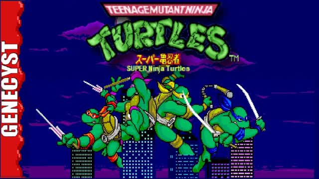 Teenage Mutant Ninja Turtles Arcade Megagrive Port Demo Played on Genecyst Emulator For MS-DOS Teenage Mutant Ninja Turtles Arcade Megagrive Port Demo Played on Genecyst Emulator For MS-DOS