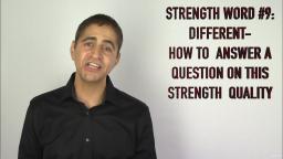 032 9 What Makes You Different - How to Answer a Question on this Strength Quality