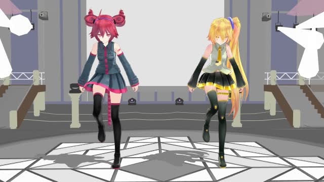 MMD Party Rock Neru and Teto MMD Party Rock Neru and Teto