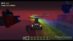 Mario kart 7 Rainbowroad in Minecraft