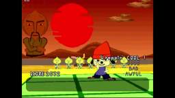 My Video Parappa the rapper how to beat STAGE 1 ON U RAPPIN COOL!