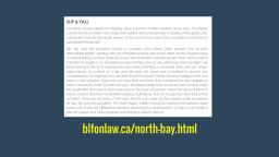 A Disability Lawyer North Bay - BLFON Personal Injury Lawyer (800) 596-0743