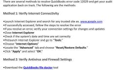 How to Resolve QuickBooks Error 12029?