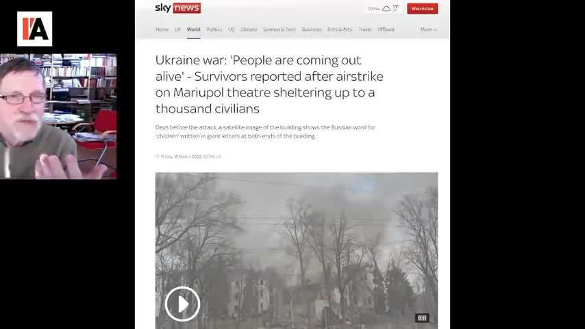 Théâtre de Marioupol _ une mise en scène _ - Le MédiaMensonge du jour - Michel Collon