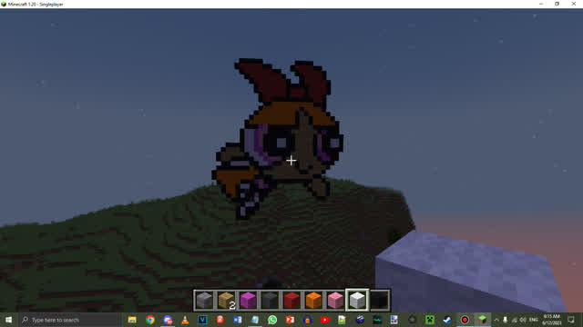I built blossom in minecraft