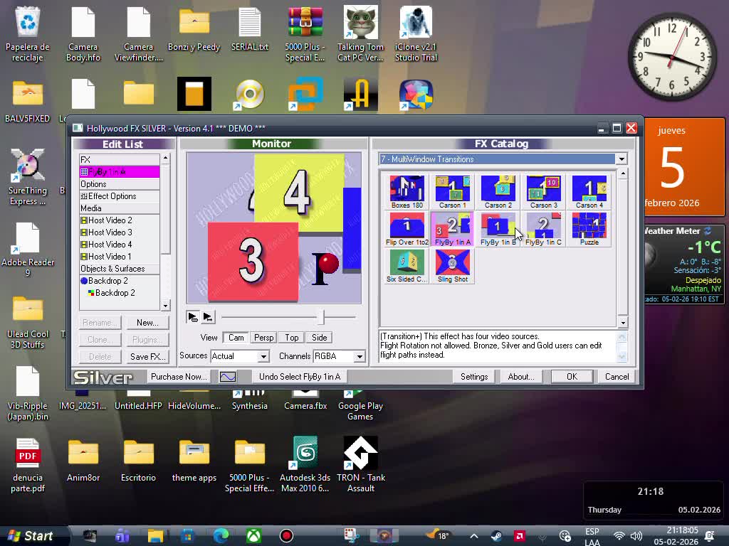 Mi Prevista Del Hollywood FX Silver