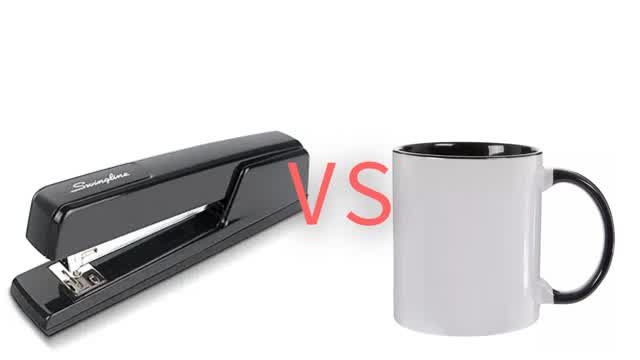 Trying to Staple a Glass Coffee Mug (Video #80)
