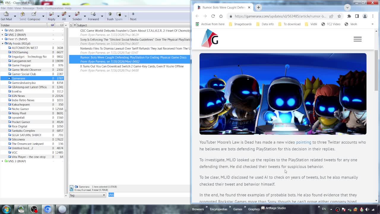 VNS: Just The News – A Fake Future Where You Are The Only Real Thing (July 29, 2026)