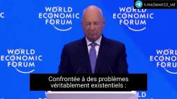 Klaus Schwab annonce lextinction dune grande partie de lhumanite grace aux crises