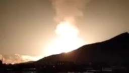A powerful explosion occurred on the main gas pipeline line in Boroujen, Iran.