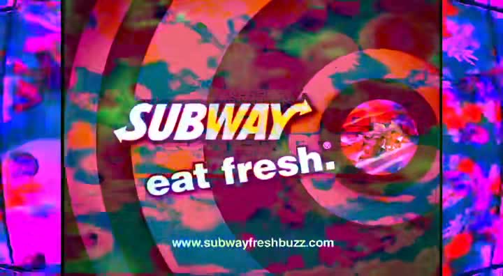 peter enjoys subway at the mall