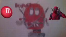 Nuevo dibujo del concurso de Deadpool con Ultron el Crac hecho por Fan M&ms Skittles (2018)