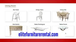 Rent Furniture Toronto ON - Elite Furniture Rental (855) 477-9767