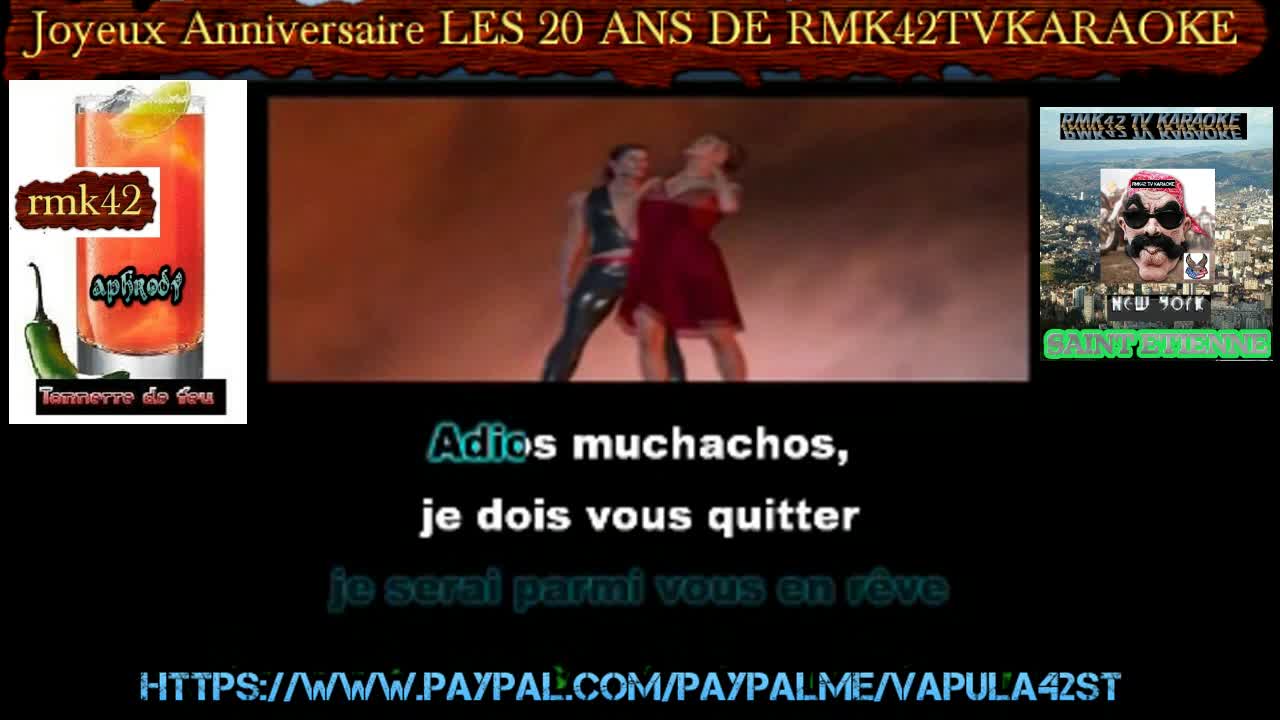 Adios muchachos  karaoke   rmk42tvkaraoke