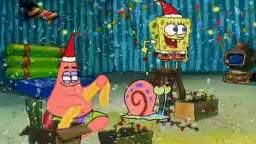 the very first christmas to me!!1! (spongebob)
