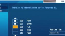 DIRECTV Channel Guide – Customizing Your Program Guide