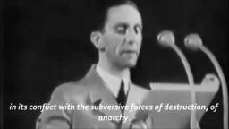 Goebbels Speaks About Jewish Communism Marxism