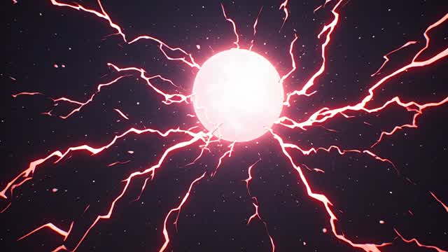 7/3/4/2021 UFO Made of White Light and Brick Red Lightning
