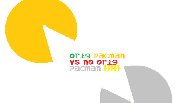 original pacman vs против original pacman !!!!!