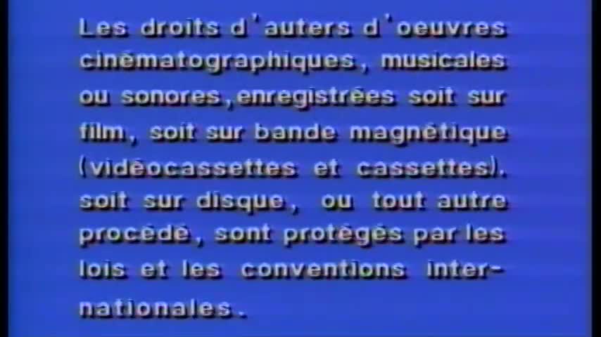 Warner Home Video Canadian Warning Scroll (Widescreen)