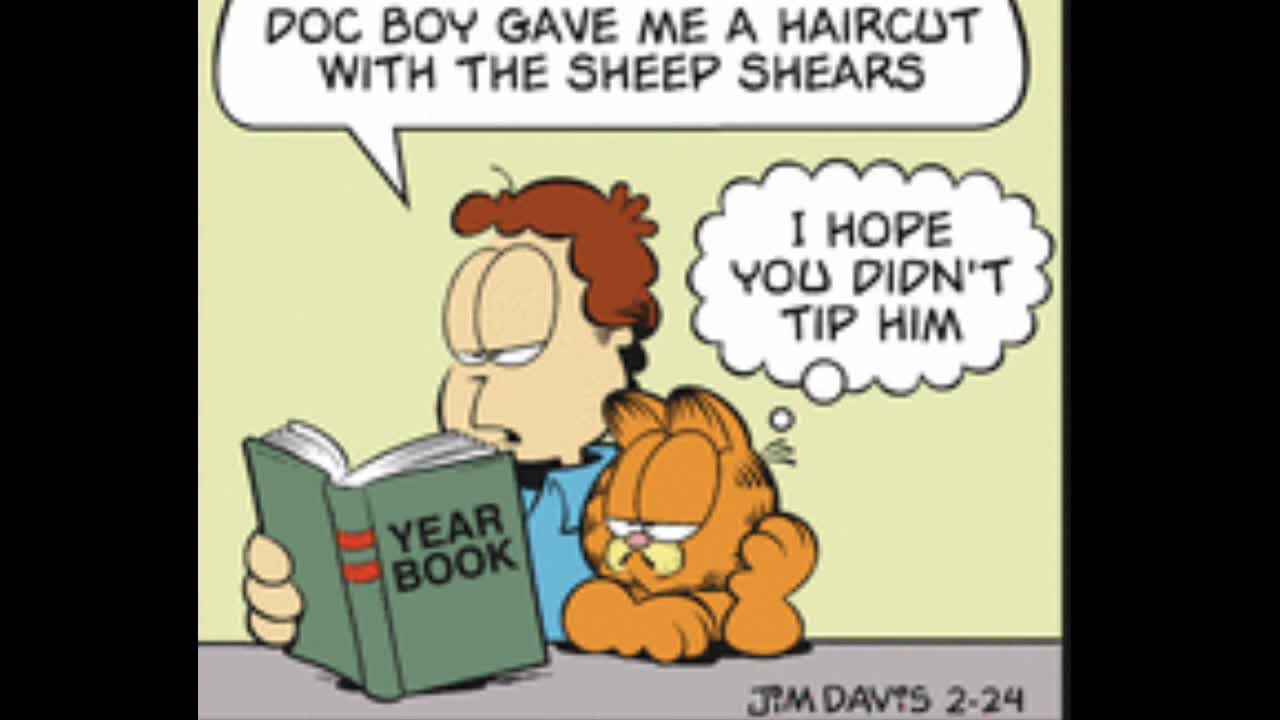 Garfield Comic Dub for February 24th, 2024