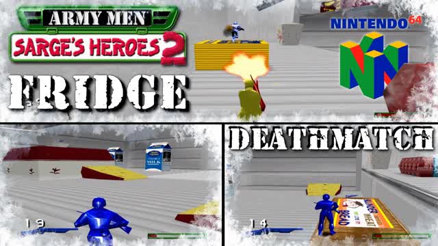 Army Men: Sarge's Heroes 2 - Multiplayer Deathmatch - Nintendo 64