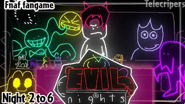 Evil Nights: New Update (FNAF Scratch Fangame) - Gameplay