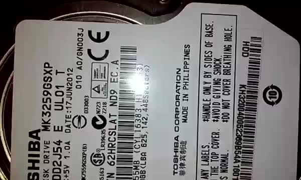 Hard Drive finally dead. Click of death - Deleted video from my YouTube channel