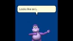 looks like an L (bonzi world)