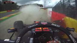 Max Porter crashes his Red Bull RB16B on his birthday