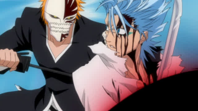 Hollow Mask Ichigo Vs Grimmjow