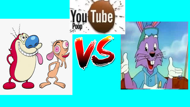 YTP Classic Style/VLP Ren and Stimpy VS Dr Rabbit