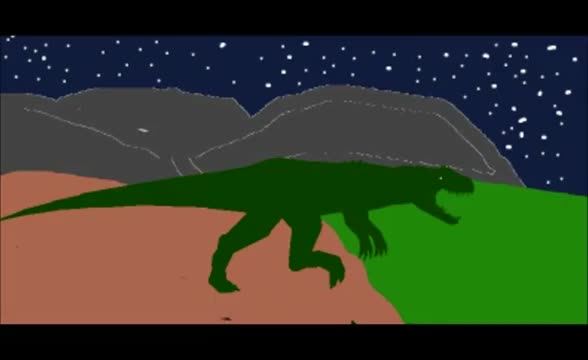 The Lost Videos! Mesozoic Carnage Eustreptospondylus vs Monolophosaurus