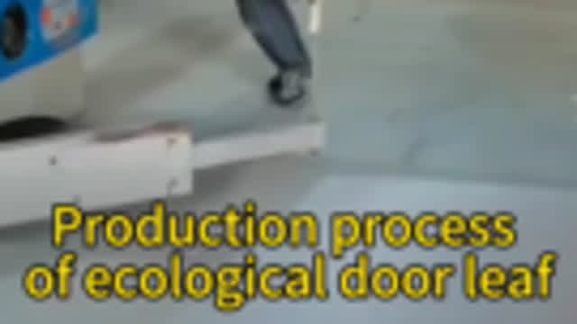 Production process of ecological door leaf#Production #process #ecological #door