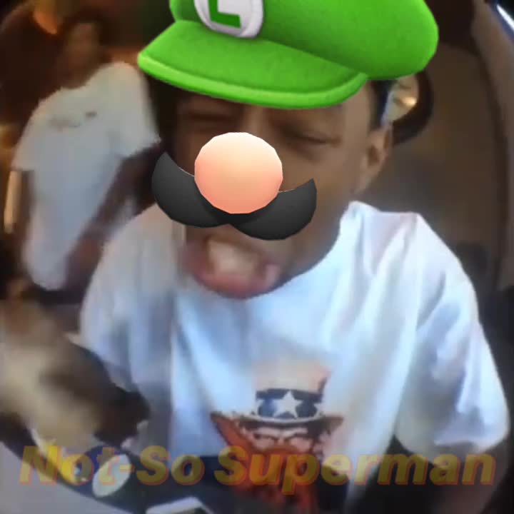 Luigi Mario crying & eating mayonags