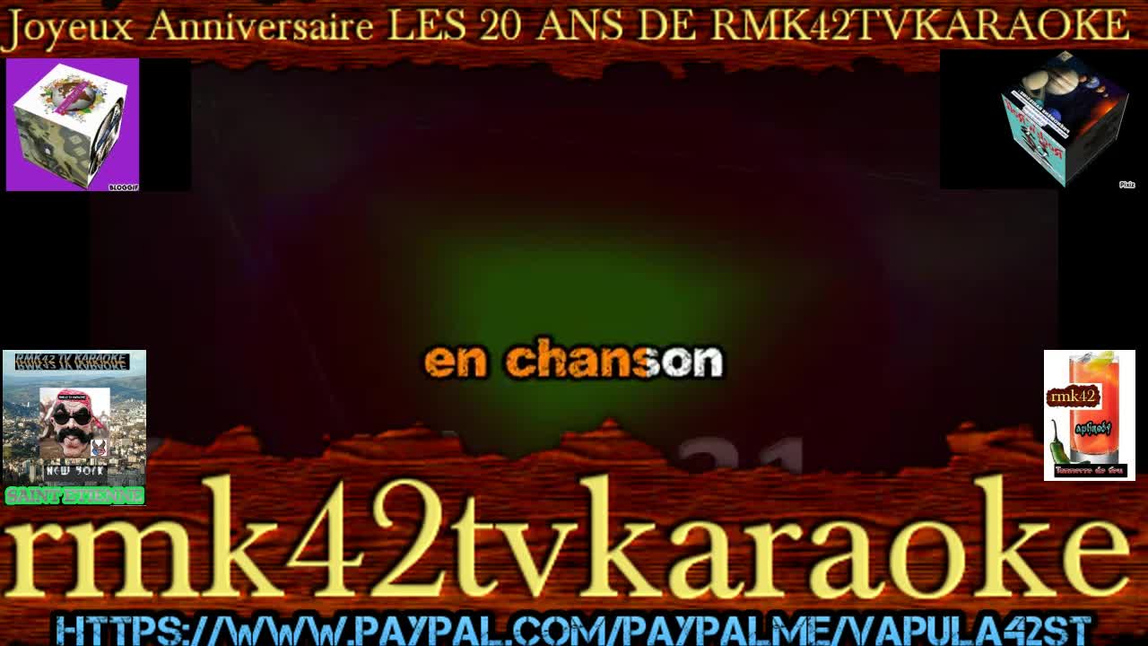 Garou - Medley (Le Sud, En chantant, Salut les amoureux) karaoke 2026 djmac-kinkikeuke  rmk42tvkarao