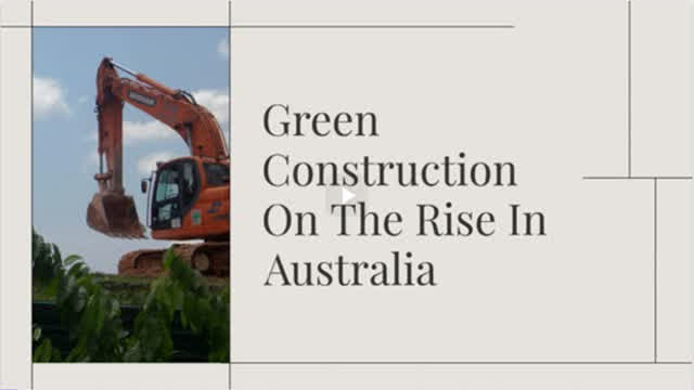 The Growth of Green Building in Australia