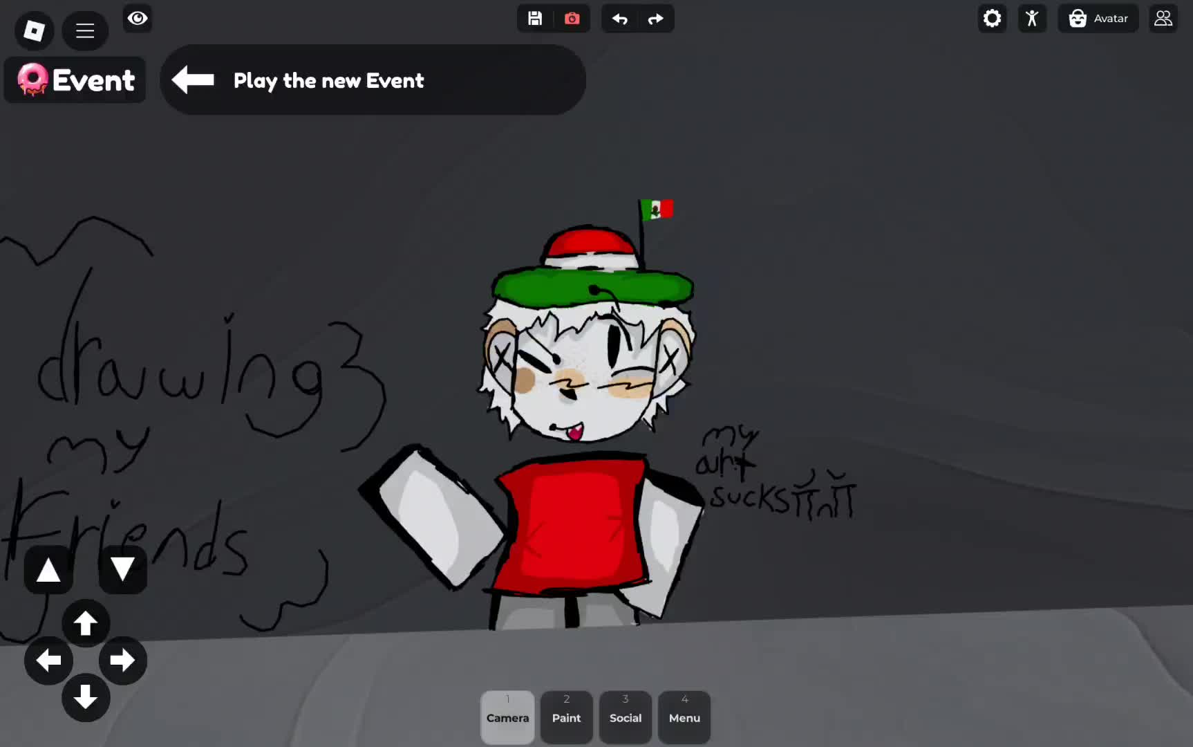 RAUKIS LOOMITS YIU IN POORLY DRAWN ART MY ART SUCKS ANYWAYS LOOK ITS YIU OMG WOAH