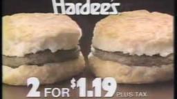 Hardees Commercial 1983
