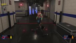 WWE 2K19 Glitch - John Cena Crumbles Into The Floor