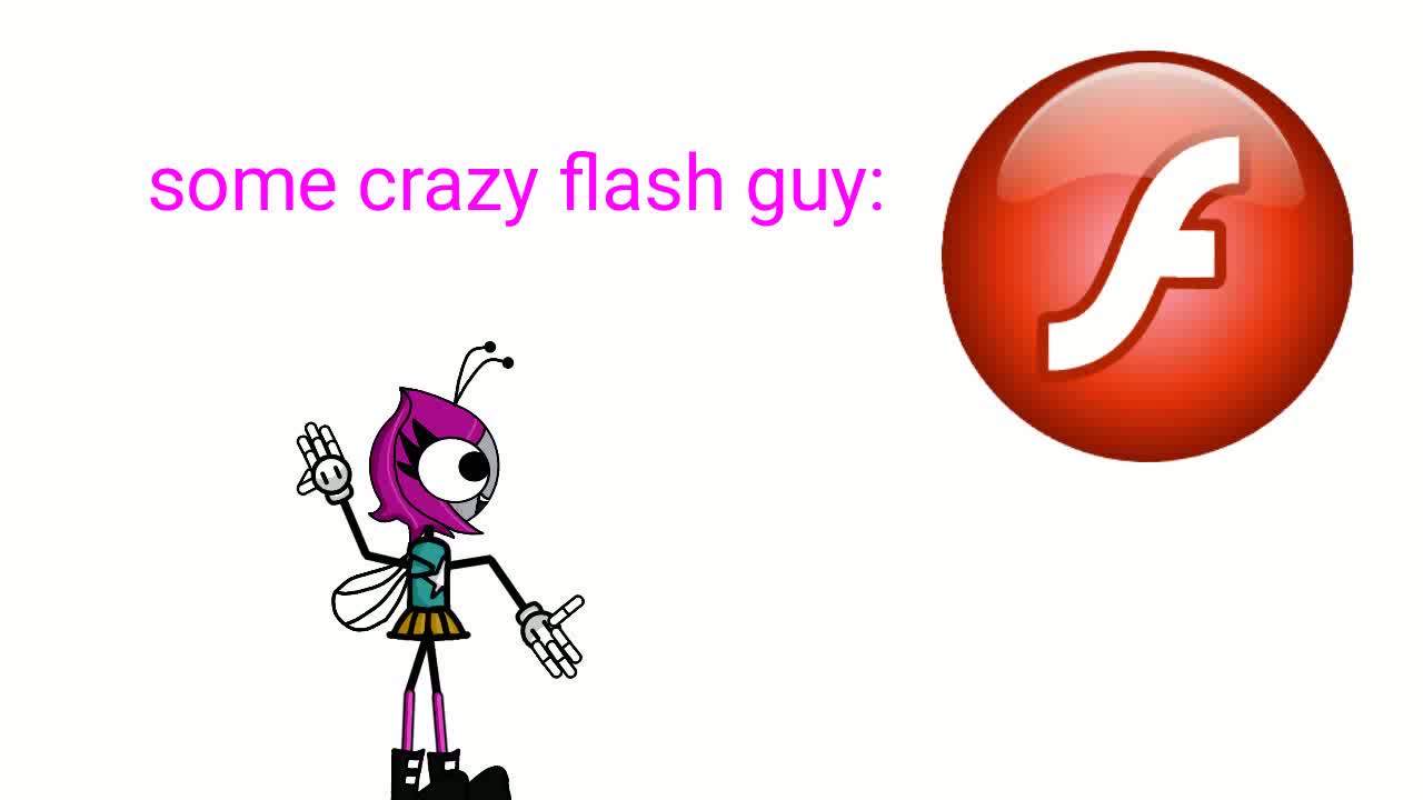 crazy flash guy