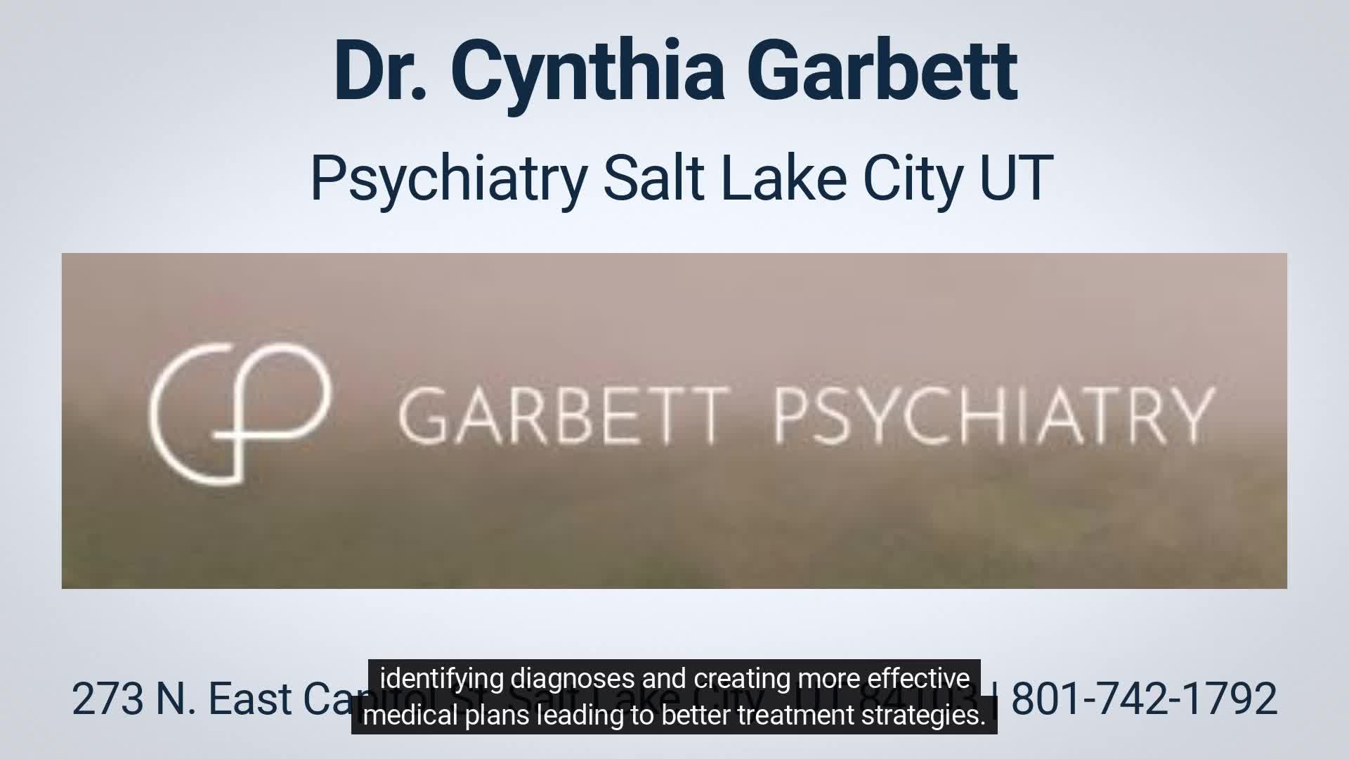 Dr. Cynthia Garbett | Psychiatry in Salt Lake City